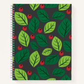 緑離れの果実，赤い果実，のパタ離れーン ノートブック (正面)
