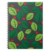緑離れの果実，赤い果実，のパタ離れーン ノートブック (正面)