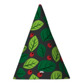 緑離れの果実，赤い果実，のパタ離れーン パーティーハット (右)