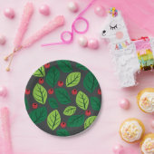 緑離れの果実，赤い果実，のパタ離れーン ペーパープレート (パーティー)