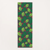 緑離れの果実，赤い果実，のパタ離れーン ヨガマット (正面)