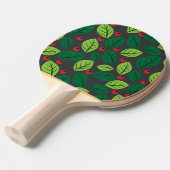 緑離れの果実，赤い果実，のパタ離れーン 卓球ラケット (正面アングル)