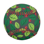 緑離れの果実，赤い果実，のパタ離れーン 野球ボール (正面)