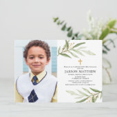 緑離れの聖域の最初の緑の写真 招待状 (スタンド正面)