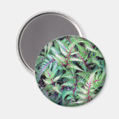 緑離れの茎、紫の茎by SHARON SHARPE MUG マグネット (正面/裏面)