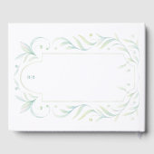 緑離れ結婚の ゲストブック (裏面)