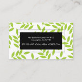 緑離れ造園 名刺 (裏面)