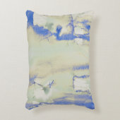 緑青の淡い色のデカデンス水色 アクセントクッション (正面(垂直))