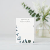 緑青コインユーカリ動物ネックレスディスプレイ 名刺 (スタンド正面)