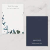 緑青コインユーカリ動物ネックレスディスプレイ 名刺 (正面/裏面)