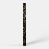 緑青ブロンズ装飾格子飾り模様 SAMSUNG GALAXYケース (右側面)