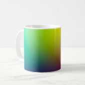 緑青光イラストレーション コーヒーマグカップ (正面左)