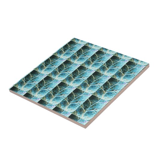 緑青銅瓦 タイル (側面)