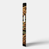 緑青銅装飾格子模様装飾品 Case-Mate iPhoneケース (裏面 / 右)