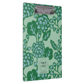 緑青鮮やか花はっきりした柄 クリップボード (右)