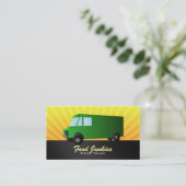 緑食糧トラックの名刺 名刺 (スタンド正面)