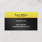 緑食糧トラックの名刺 名刺 (裏面)