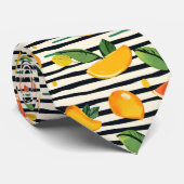 緑鮮やかの果実の離れパターン(6) ネクタイ (ロール)