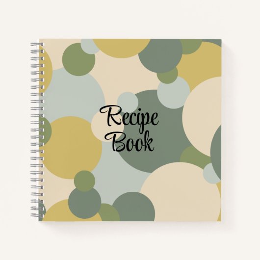 緑黄分子レシピ書 ノートブック (正面)