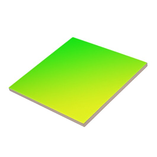 緑黄色勾配 タイル (側面)