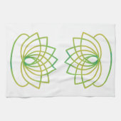 緑黄蓮の花 キッチンタオル (横)