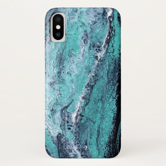 緑黒うずまき Case-Mate iPhoneケース (裏面)