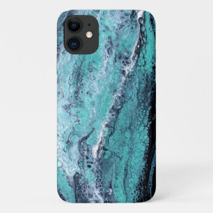 緑黒のうずまき iPhone 11 ケース