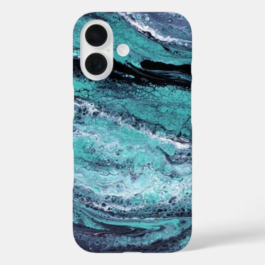 緑黒のうずまき Case-Mate iPhoneケース (裏面)