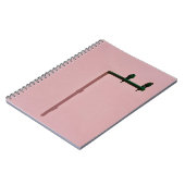 緑黒金具 ノートブック (左側)