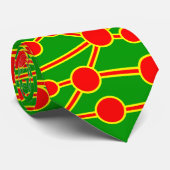 緑009900上の多くの道路II赤と黄色 ネクタイ (ロール)