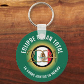 緑2024トータル太陽のECLIPSEメキシコ キーホルダー (正面)