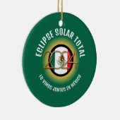 緑2024トータル太陽のECLIPSEメキシコ セラミックオーナメント (右)