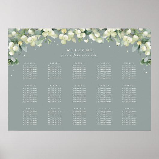 緑28x20インチ15表8座席表ポスター ポスター (正面)