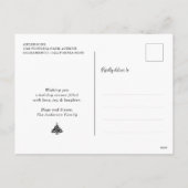 緑3つ星メリークリスマスポストカード シーズンポストカード (裏面)