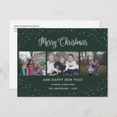 緑3フォトコラージュ書道 シーズンポストカード (正面/裏面)