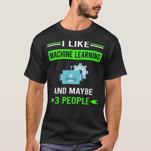 緑3人機学の Tシャツ (正面)
