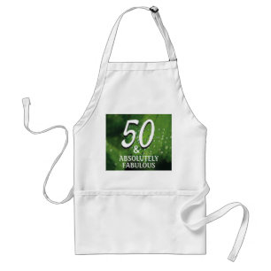 緑50 絶対に素晴らしい誕生日エプロン スタンダードエプロン