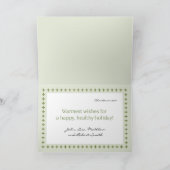 緑6の写真の挨拶状 シーズンカード (内部)