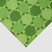 緑6の星の光学錯覚パターン 薄葉紙 (詳細)