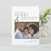 緑|あなたの日が明るくメリーなる可能性|写真 シーズンカード (スタンド正面)