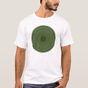 緑 のTシャツの円 Tシャツ