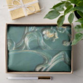 緑，アールヌーボー，ベルエポック，木工品，ヴィンテージ, 薄葉紙 (ギフト)