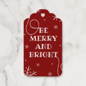 緑，エレガント植物性，非写真，カット，クリスマス ギフトタグ (裏面)