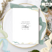 緑、エレガント緑、水の色結婚 セーブザデート