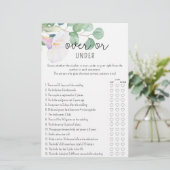 緑 – オーバーまたはブライダルシャワーゲーム (スタンド正面)