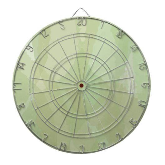 緑、カッコいいトレンディー水色抽象芸術 ダーツボード (正面)