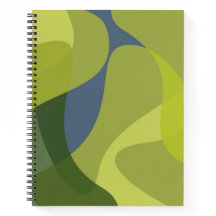 緑、カッコいいトレンディー、波モダン状オーガニック形