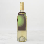 緑， カッコいい,ユニーク,トレンディー，都市花抽象芸術 ボトルネックタグ (ボトル)