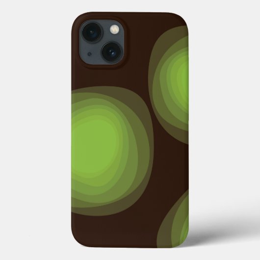 緑, カッコいい,ユニーク,トレンディー,都市花抽象芸術 Case-Mate iPhoneケース (裏面)