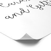 緑 – カードとギフト赤ちゃんシャワーのポスター ポスター (角)